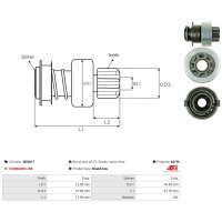AS-PL SD2017 Freilaufgetriebe, Starter
