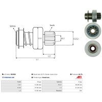 AS-PL SD3002 Freilaufgetriebe, Starter