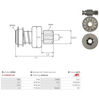 AS-PL SD3003 Freilaufgetriebe, Starter