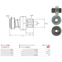 AS-PL SD3009 Freilaufgetriebe, Starter