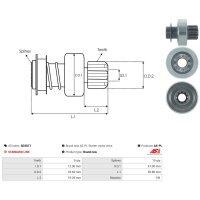 AS-PL SD3017 Freilaufgetriebe, Starter