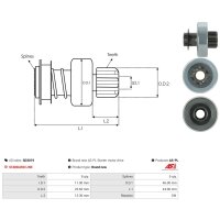AS-PL SD3019 Freilaufgetriebe, Starter