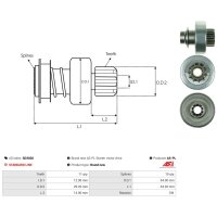 AS-PL SD3020 Freilaufgetriebe, Starter