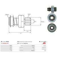 AS-PL SD3022 Freilaufgetriebe, Starter
