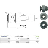 AS-PL SD3028(VALEO) Freilaufgetriebe, Starter