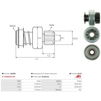 AS-PL SD3032 Freilaufgetriebe, Starter