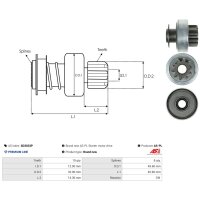 AS-PL SD3033P Freilaufgetriebe, Starter
