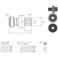 AS-PL SD3048 Freilaufgetriebe, Starter