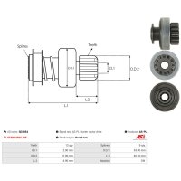 AS-PL SD3054 Freilaufgetriebe, Starter