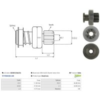 AS-PL SD3061(VALEO) Freilaufgetriebe, Starter