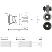 AS-PL SD3066 Freilaufgetriebe, Starter