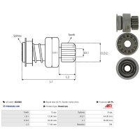 AS-PL SD3082 Freilaufgetriebe, Starter