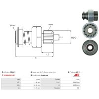 AS-PL SD4001 Freilaufgetriebe, Starter