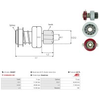 AS-PL SD4007 Freilaufgetriebe, Starter
