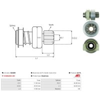 AS-PL SD4009 Freilaufgetriebe, Starter