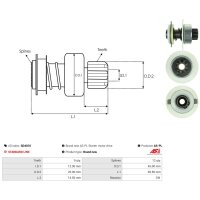 AS-PL SD4010 Freilaufgetriebe, Starter