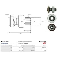 AS-PL SD4011 Freilaufgetriebe, Starter