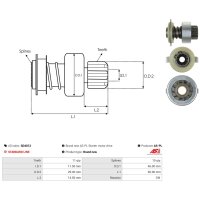 AS-PL SD4012 Freilaufgetriebe, Starter