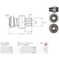 AS-PL SD4013 Freilaufgetriebe, Starter