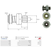 AS-PL SD4014 Freilaufgetriebe, Starter