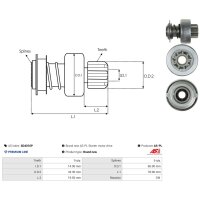 AS-PL SD4016P Freilaufgetriebe, Starter