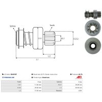 AS-PL SD4018P Freilaufgetriebe, Starter