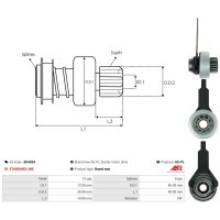 AS-PL SD4034 Freilaufgetriebe, Starter