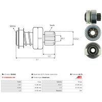 AS-PL SD4042 Freilaufgetriebe, Starter