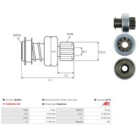 AS-PL SD4044 Freilaufgetriebe, Starter
