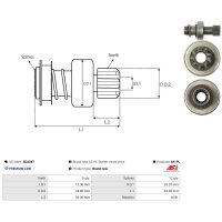 AS-PL SD4047 Freilaufgetriebe, Starter