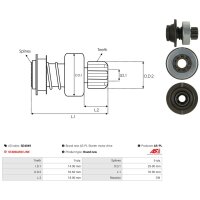 AS-PL SD4049 Freilaufgetriebe, Starter