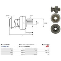 AS-PL SD4058 Freilaufgetriebe, Starter