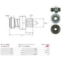 AS-PL SD5016 Freilaufgetriebe, Starter