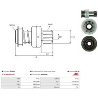 AS-PL SD5025 Freilaufgetriebe, Starter