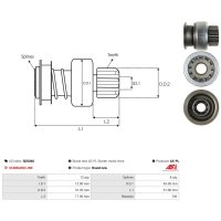 AS-PL SD5040 Freilaufgetriebe, Starter