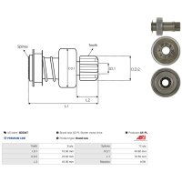 AS-PL SD5047 Freilaufgetriebe, Starter