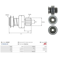 AS-PL SD5065P Freilaufgetriebe, Starter