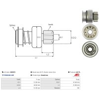 AS-PL SD5072 Freilaufgetriebe, Starter