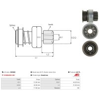 AS-PL SD5083 Freilaufgetriebe, Starter
