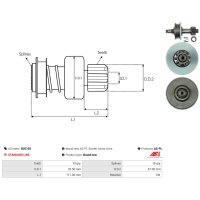 AS-PL SD5103 Freilaufgetriebe, Starter