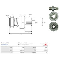 AS-PL SD5105 Freilaufgetriebe, Starter