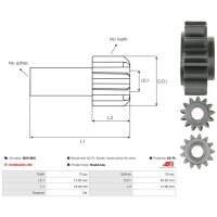AS-PL SD5180S Freilaufgetriebe, Starter