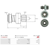 AS-PL SD6010 Freilaufgetriebe, Starter
