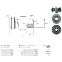 AS-PL SD6031 Freilaufgetriebe, Starter