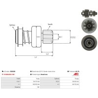 AS-PL SD6038 Freilaufgetriebe, Starter