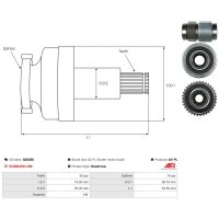 AS-PL SD6050 Ritzel, Starter