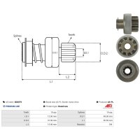AS-PL SD6079 Freilaufgetriebe, Starter