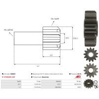 AS-PL SD6091 Freilaufgetriebe, Starter