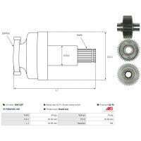 AS-PL SD6123P Ritzel, Starter