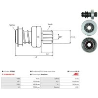 AS-PL SD9002 Freilaufgetriebe, Starter